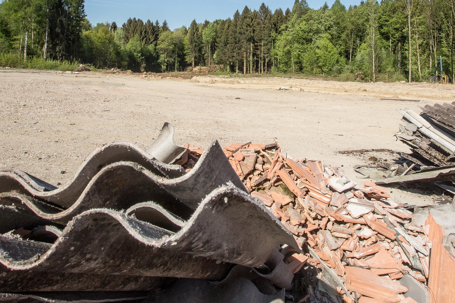 Deponierte, alte Inertstoffe: Entsorgt von Vigier Beton
